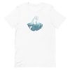 unisex-staple-t-shirt-white-front-6a1962c5b698b.jpg Polar Bear Sitting Ice T-Shirt