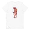 unisex-staple-t-shirt-white-front-6a196390a1d52.jpg Hiking Bear T-Shirt