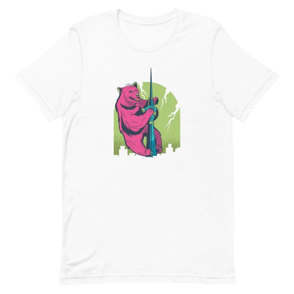 unisex-staple-t-shirt-white-front-6a19646bbe051.jpg Bear Tower T-Shirt