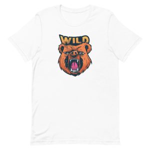 unisex-staple-t-shirt-white-front-6a19658421189.jpg Wild Bear T-Shirt