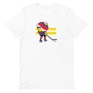 unisex-staple-t-shirt-white-front-6a1969d9272cd.jpg Ice Hockey Bear T-Shirt