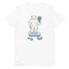 unisex-staple-t-shirt-white-front-6a196a6c6a602.jpg Global Warming Polar Bear T-Shirt