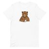 unisex-staple-t-shirt-white-front-6a196aad31e33.jpg Coffee Bear T-Shirt