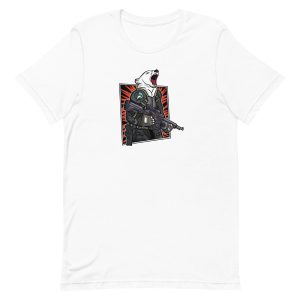 unisex-staple-t-shirt-white-front-6a196b4a80a90.jpg Tactical Polar Bear T-Shirt