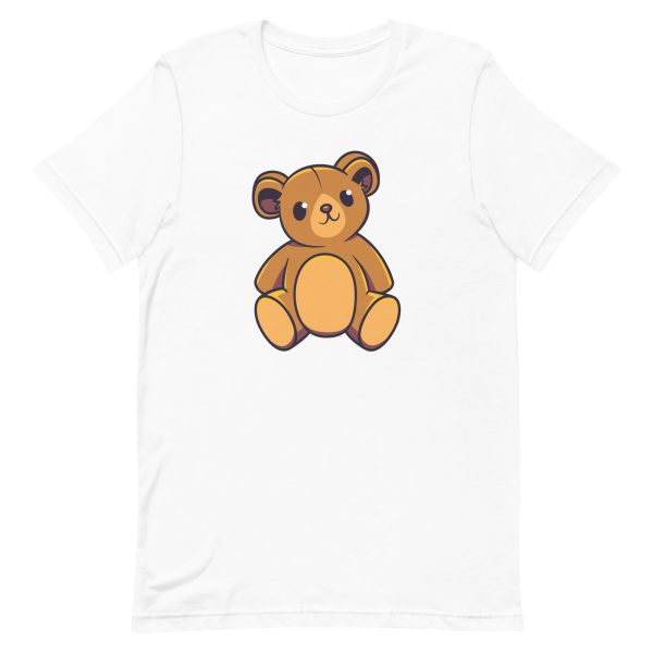 unisex-staple-t-shirt-white-front-6a196c68727a0.jpg Cute Teddy Bear T-Shirt