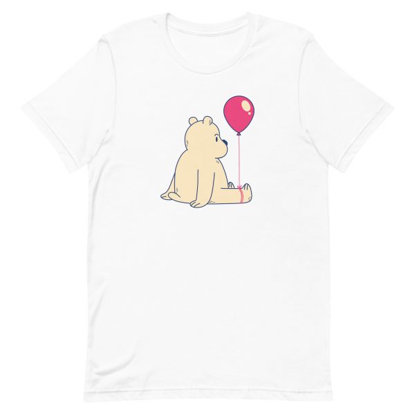unisex-staple-t-shirt-white-front-6a196ddb0b95a.jpg Bear Ballon T-Shirt