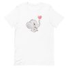 unisex-staple-t-shirt-white-front-6a1982e626fd7.jpg Baby Cute Elephant T-Shirt