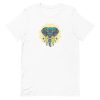 unisex-staple-t-shirt-white-front-6a198445352e8.jpg Colorful Mandala Elephant T-Shirt