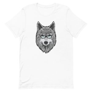unisex-staple-t-shirt-white-front-6a198b4491425.jpg Wolf Dad T-Shirt