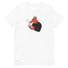 unisex-staple-t-shirt-white-front-6a198e9687de3.jpg Smoking Wolf T-Shirt