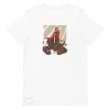 unisex-staple-t-shirt-white-front-6a198ee7807f8.jpg Red Hood Wolf T-Shirt
