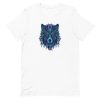 unisex-staple-t-shirt-white-front-6a198f81ab0e2.jpg Wolf Illustration T-Shirt