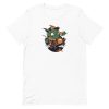 unisex-staple-t-shirt-white-front-6a1ac84c60276.jpg Skater Werewolf T-Shirt