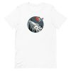 unisex-staple-t-shirt-white-front-6a1ac8cf94b6c.jpg Red Hood Snowboard T-Shirt