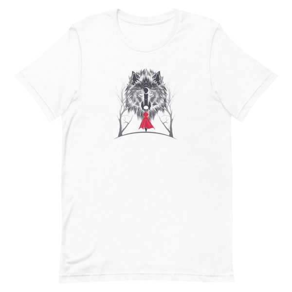unisex-staple-t-shirt-white-front-6a1ac910940ab.jpg Red Hood Night T-Shirt