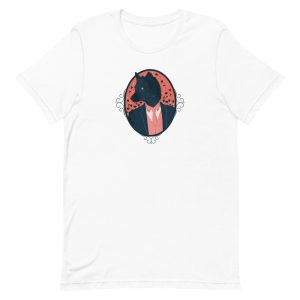 unisex-staple-t-shirt-white-front-6a1acaf56f4d8.jpg Stylish Werewolf T-Shirt
