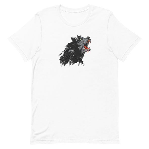 unisex-staple-t-shirt-white-front-6a1acb3b2d3ad.jpg Howling Werewolf T-Shirt