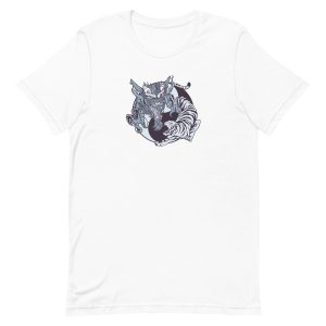 unisex-staple-t-shirt-white-front-6a1acd60b4616.jpg Yin Yang T-Shirt