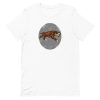 unisex-staple-t-shirt-white-front-6a1acda4bf951.jpg Sabertooth Tiger Mandala Style T-Shirt