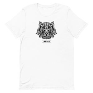 unisex-staple-t-shirt-white-front-6a1acdfa94420.jpg Mandala Tiger T-Shirt