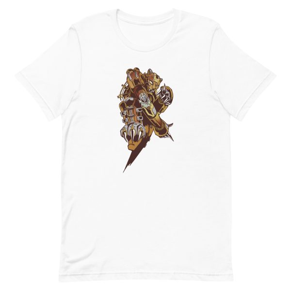 unisex-staple-t-shirt-white-front-6a1acee1007db.jpg Steampunk Tiger T-Shirt