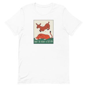 unisex-staple-t-shirt-white-front-6a1acfa2b8578.jpg Deer Tiger T-Shirt