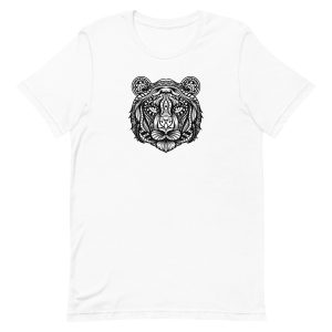 unisex-staple-t-shirt-white-front-6a1ad1137bea9.jpg Tiger Mandala T-Shirt