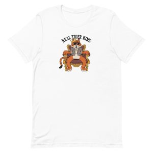 unisex-staple-t-shirt-white-front-6a1ad238e9826.jpg Real Tiger King T-Shirt
