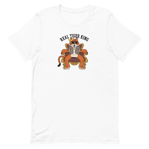 unisex-staple-t-shirt-white-front-6a1ad238e9826.jpg Real Tiger King T-Shirt