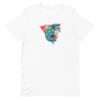 unisex-staple-t-shirt-white-front-6a1adab54c1cf.jpg Gorilla Pizza T-Shirt