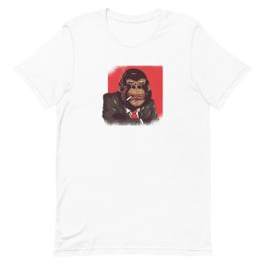 unisex-staple-t-shirt-white-front-6a1adb8d07f5c.jpg Gorilla Boss T-Shirt