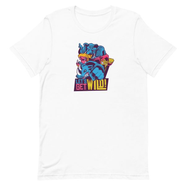unisex-staple-t-shirt-white-front-6a1af07d9f38b.jpg Wild Animals T-Shirt