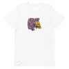 unisex-staple-t-shirt-white-front-6a1af11a87769.jpg Monkey Stealing T-Shirt