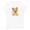 unisex-staple-t-shirt-white-front-6a1af18e23840.jpg Cute Baby Lion T-Shirt