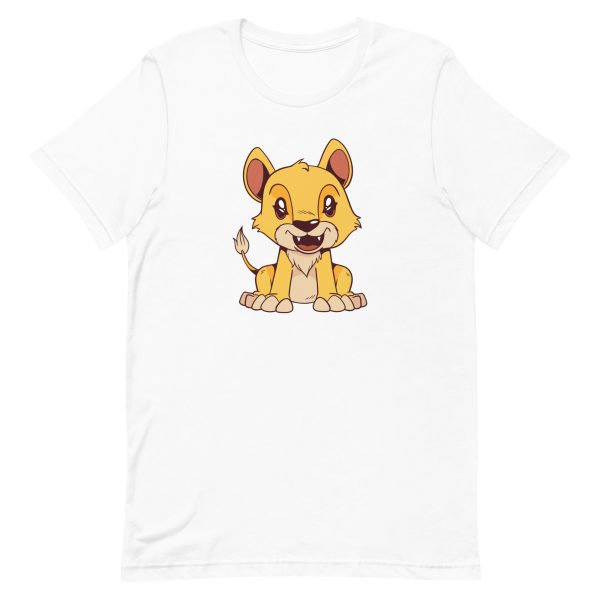unisex-staple-t-shirt-white-front-6a1af18e23840.jpg Cute Baby Lion T-Shirt