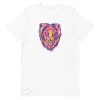 unisex-staple-t-shirt-white-front-6a1af2408bfaf.jpg Colorful Lion T-Shirt
