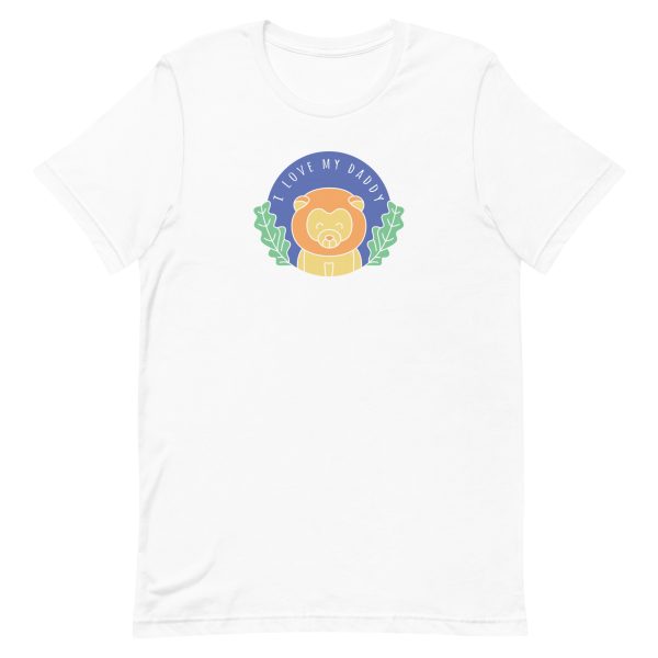 unisex-staple-t-shirt-white-front-6a1af2aa50e58.jpg I Love My Daddy T-Shirt