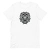 unisex-staple-t-shirt-white-front-6a1afe54190fc.jpg Mandala Lion T-Shirt