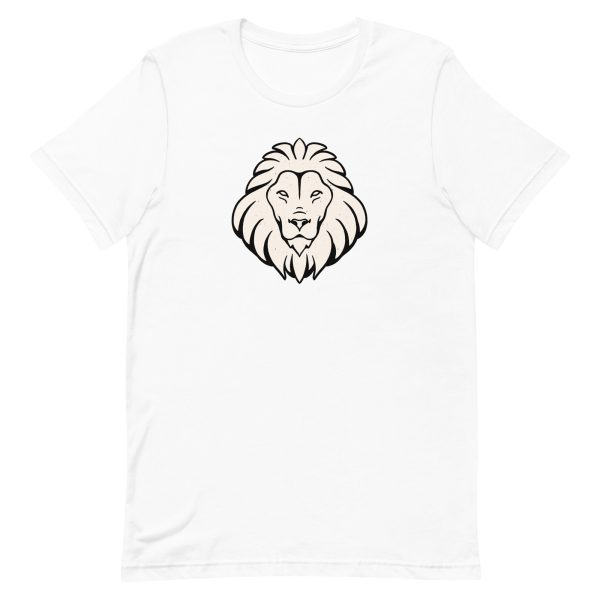 unisex-staple-t-shirt-white-front-6a1b0194bdfa9.jpg Lion Leo T-Shirt