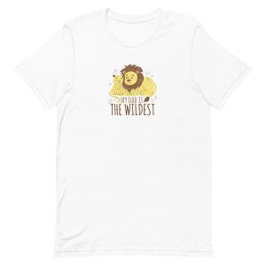 unisex-staple-t-shirt-white-front-6a1bb9b13d555.jpg Wildest Dad T-Shirt