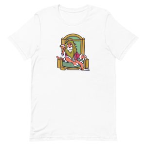 unisex-staple-t-shirt-white-front-6a1bb9f9a98dd.jpg King Lion T-Shirt