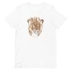 unisex-staple-t-shirt-white-front-6a1bbb107b0d8.jpg Lion Head Grunge T-Shirt