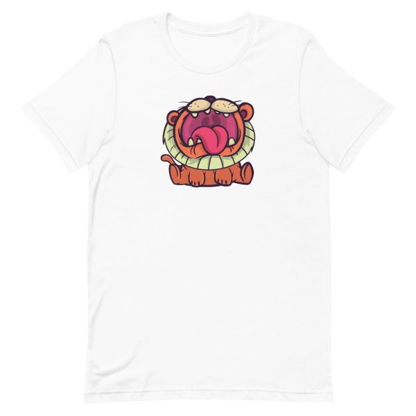 unisex-staple-t-shirt-white-front-6a1bbbbee2bdc.jpg Cartoon Lion T-Shirt