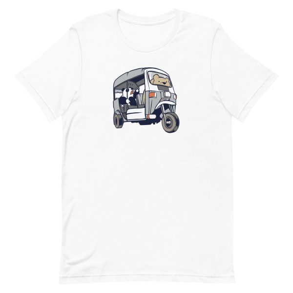 unisex-staple-t-shirt-white-front-6a1bc505d4229.jpg Tuk Tuk Bears T-Shirt