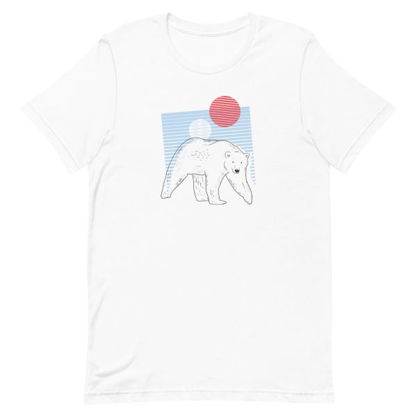 unisex-staple-t-shirt-white-front-6a1bc6306ca09.jpg Polar Bear T-Shirt