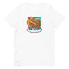 unisex-staple-t-shirt-white-front-6a1bc7f64fec5.jpg Bear Fighting Bull T-Shirt