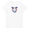 unisex-staple-t-shirt-white-front-6a1bc8cf57485.jpg Roller Skating Bear T-Shirt
