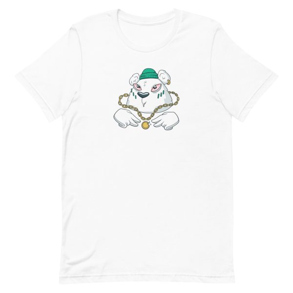 unisex-staple-t-shirt-white-front-6a1bdd2f7137d.jpg Gangsta Bear T-Shirt