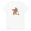 unisex-staple-t-shirt-white-front-6a1bdd9b24c43.jpg Scooter Bear T-Shirt