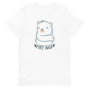 unisex-staple-t-shirt-white-front-6a1be0325bb57.jpg Bear Hug T-Shirt